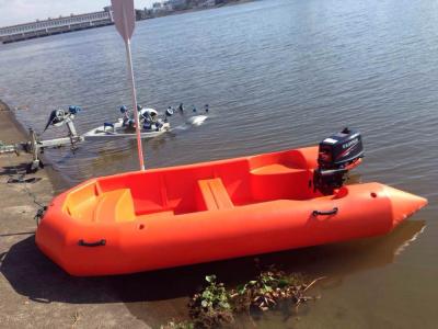 China Premium Price Best Price PE Rotational Molding PE Fishing Rescue Boat Factory for sale