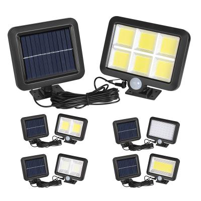 China Garden IP 65 Solar Motion Sensor Lighting Wall Street Waterproof Outdoor Solar Led Light for sale