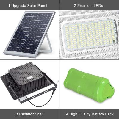 China Outdoor High Quality Led Flood Light Supporting OEM/ODM Ip67 Waterproof Solar Flood Light for sale