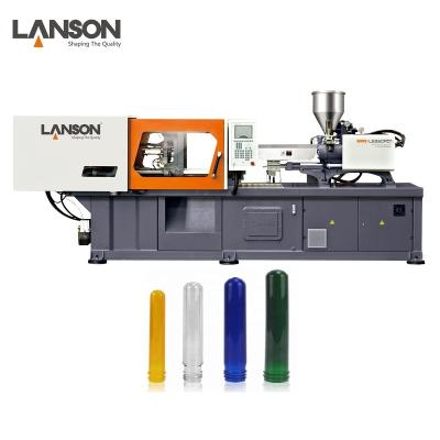 China LANSON Horizontal Plastic Injection Molding Machine Bottle PET Preform for sale