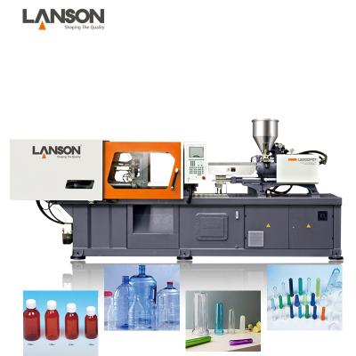 China LANSON 200 Ton 320 Ton 260 Ton Pet Preform Making Plastic Injection Molding Machine Hand Sanitizer Bottle Making Machine for sale