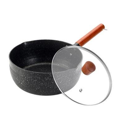 China Sale Kitchen Cookware Japanese Style Milk Pan Non Stick Cooking Pans Viable Hot Pan for sale