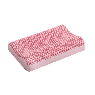 China New PORTABLE bed pillow pressureless wave shape to reduce pressure and protect washable neck band gel pillow for sale