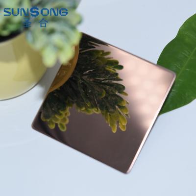 China China 304 Wall Panel Decoration Price Gold Building Sliver Color 0.8Mm Mirror 8K Supplier Stainless Steel Pvd Coated Sheet Plate for sale