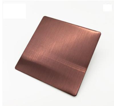 China Custom Construction Rose Gold Cold Rolled Stainless Steel Sheets Perforated for sale