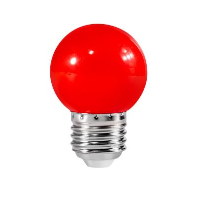 China Modern Colorful LED Color Light Bulb Stage Light 1w LED Lantern Light Lantern Festival Bulb Light for sale