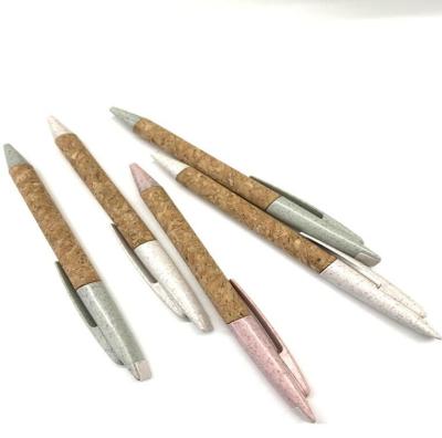 China High Quality Natural Vegan Cork Barrel Handmade Promotional Cork Lightweight Eco-Friendly Lightweight Durable Pen for sale