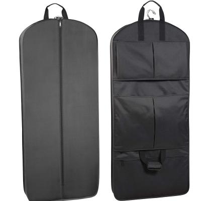 China High Quality Dustproof Practical Garment Bag Folding Garment Bag Non Woven Fabric Garment Bag For Clothes Moving Storage for sale