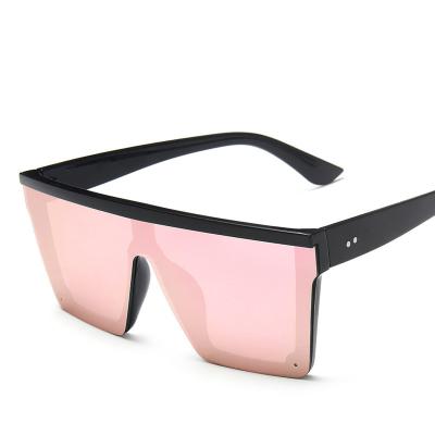 China Fashion Sunglasses Oversized Frame Integrated Sunglasses Men's Sunshade Custom Square Sunglasses for sale