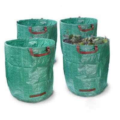 China Collect Leaves Plant Produced Plastic Garden Bags Collecting Leaf Yard Waste Portable Garden Sacks 16 Gallon (60L) for sale