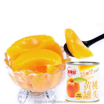 China Canned Chinese Fruit Factory Canned Yellow Peach Slices In Heavy Syrup for sale