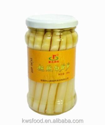 China Canned Fresh Canned Asparagus Price 212ml White Asparagus In Glass Jar for sale