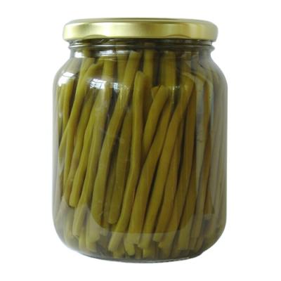 China Canned organic canned vegetables canned green beans in glass jars for sale