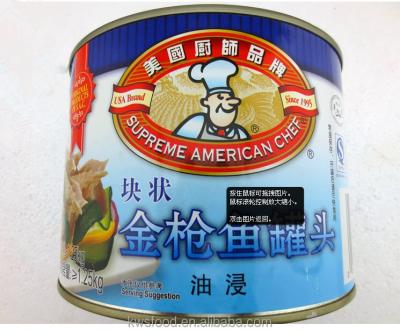 China Canned Light Meat Tuna Flakes in Soybean Oil for sale