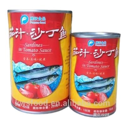 China Canned smoked sardine in tomato sauce 425g for sale