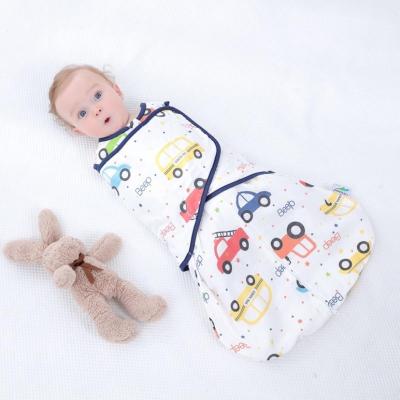 China 2019 Nantong Factory Antibacterial Muslin Wraps Organic Baby Wraps Newborn Cotton Car and Infant Baby Wraps Wrap Baby Sleeping Bag for sale