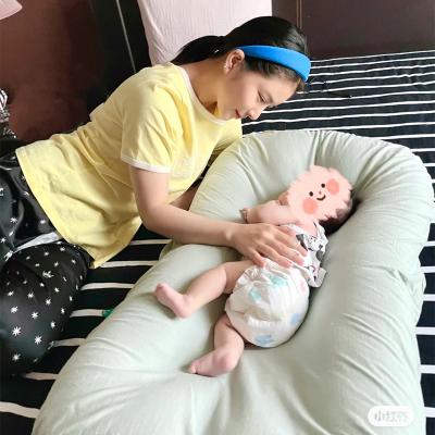 China Modern Wholesale Modern Toddler Sofa Super Breathable Baby Nest Bed Safe 100% Cotton for sale