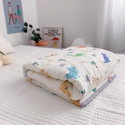 China New Cotton Muslin Comforter 2019 Anti Child Baby Cotton Kick Quilt For Summer Organic Cotton Baby Comforter for sale