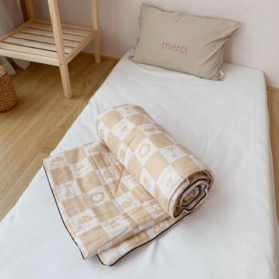 China 2019 New Cotton Comforter 2019 Baby Nature Muslin Kid Organic Cotton Muslin Blanket Summer Quilt Covering for sale