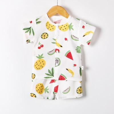 China Shooting Sleeve Nantong Factory Wholesale Cotton Baby Clothes Muslin Baby Clothes Breathable Baby Clothes for sale