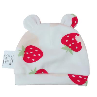 China OEM COMMON 100% Cotton Knitted Baby Hats for sale