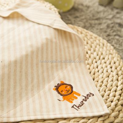 China 100% Cotton Antibacterial Baby Bibs, Wraps and Burp with Exquisite Embroidery Bibs Baby for sale