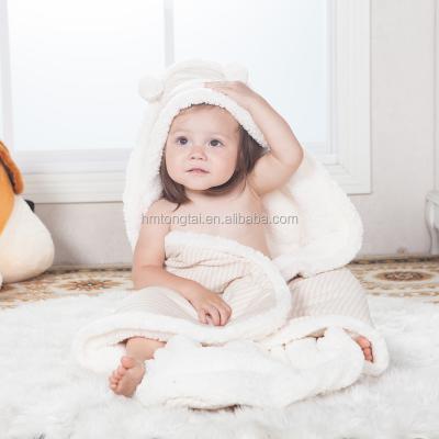 China Newcomer Cotton and Flame Retardant Shu Velveteen Newborn Baby Swaddle Blankets for sale