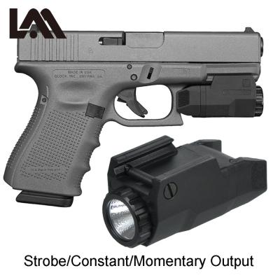 China Tactical Constant/Momentary/Strobe Contract APL Aple Light Gun/Momentary White Light/Strobe LED Flashlight For Glock 17 19 21 20mm Rail for sale