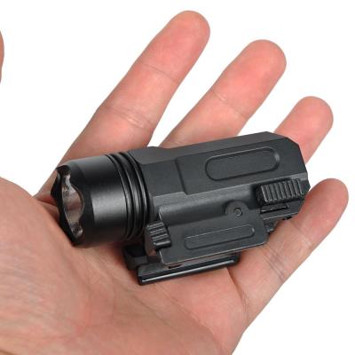 China Plastic and Metal Airsoft Pistol Light Mini Gun Flashlight QD Quick Release Rifle Glock Tactical Torch 17 18C 19 22 20mm Rail Gun for sale