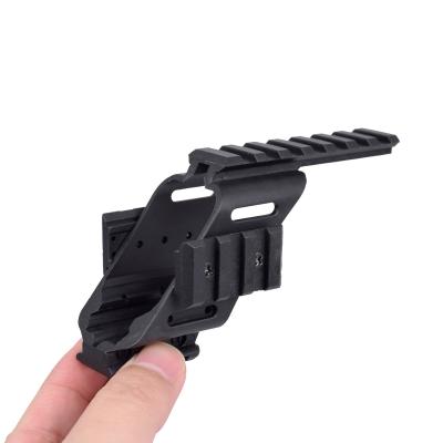 China Universal Tactical Pistol Scope Mount Sight Picatinny Rail Laser Light Polymer For Pistol Universal for sale