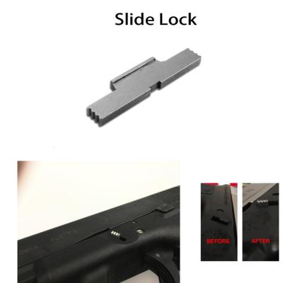 China One Piece Extended Stainless Steel Glock Slide Lock Lever For ALL Glock Models GEN 1 2 3 4 Glock17 Glock18 Glock19 Glock22 for sale