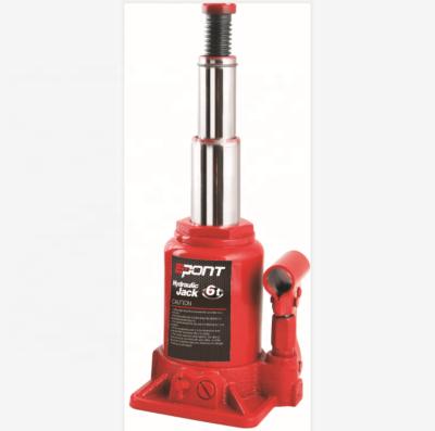 China Lifting Tools 6 Ton Double Ram/Two Stage Hydraulic Bottle Jack for sale