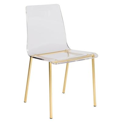 China JAC-031 Modern Clear Acrylic Dining Chair , Transparent Acrylic Chair for sale