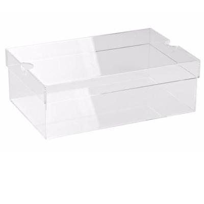 China Acrylic shoe storage box for shoes, glass box for shoes, transparent box for storing shoes for sale