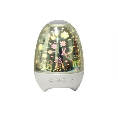 China Factory Price Wireless BT Flame Light 5.0 Speaker LED Lights Flame Light Colorful Portable LED BT Radio Speaker for sale