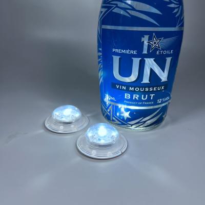 China ABS Event Supplies Colorful Waterproof Glowing LED Cocktail Champagne Whiskey Vodka Bottle Light LED Coaster For Party Bar Wedding for sale