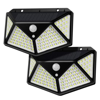 China Outdoor Garden 3 Modes Security Wall Lights 270 Wide Angle 100 Degree SMD LED IP65 Waterproof Radio Motion Solar Yard Light for sale