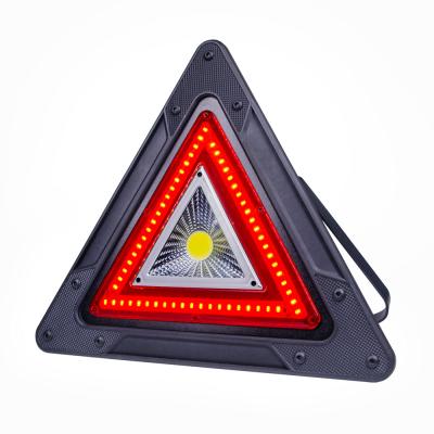 China ROAD 180 Degree Multifunctional Waterproof Rotating Power Bank Worklight Triangle Cob Led Work Warning Light For Roadside Aid for sale