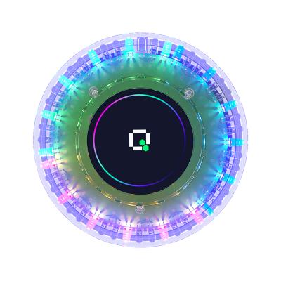 China Disco DJ Show Mixer Outdoor/Indoor Home Sound Activated Auto Rotating Sunflower Lighting Colorful RGB Led Party Stage Light For KTV Bar Wedding for sale