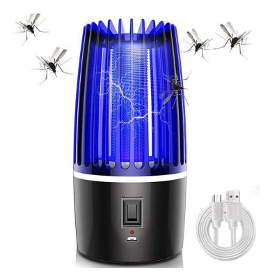 China Stocked 2 in 1 Camping Lantern Bright Shock Type Insect Zapper USB Rechargeable Mosquito Killer Lamp for Indoor Outdoor Camping Emergency for sale