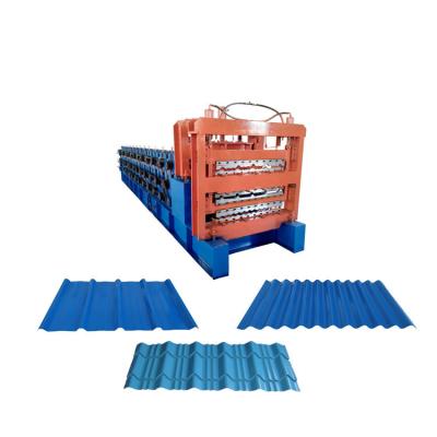 China Fully Automatic Three Layer Metal ROOF And Aluminum Sheets Making Machine for sale