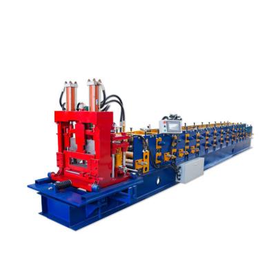 China High grade No. 45 forged steel with 0.05mm hard chrome plating automatic cheap metal quickly to change c z purlin roll forming machine for sale