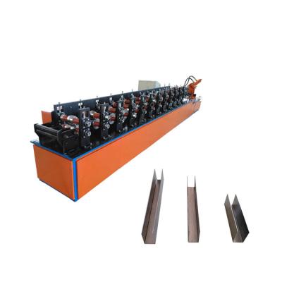 China Building Material Shops Iron Ceiling Light Keel Frame Roll Forming Machine for sale