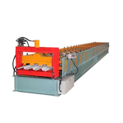 China Bending Building Material Shops Floor Decking Tile Steel Sheet Metal Roll Forming Machine for sale