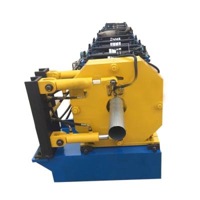 China Hotels Downspout Pipe Roll Forming Machine / Water Proof Gutter Forming Machine for sale