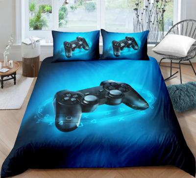 China PORTABLE funny dinosaur kids gamepad bedding boys twin bedding sets for bedroom for sale