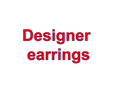 China Vintage Wholesale Women Luxury Letter Inspired Designer Earrings for sale