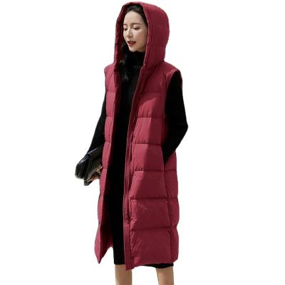 China Women's Long Breathable New Product Quilted Gilet Femme for sale