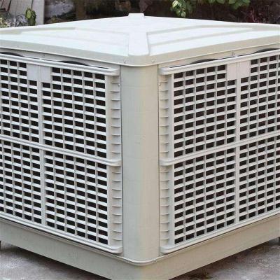 China 18000 cmh indoor industrial roof mounted ducted evaporative air cooler for factory for sale