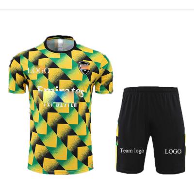 China 22/23 New World Cup Training Suit Sleeve Pattern Camo Soccer Jersey Quick Dry Football Short Tank Tops for sale